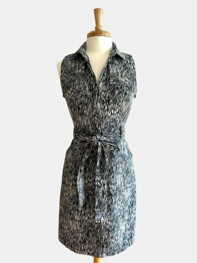 NWT Banana Republic Heritage Sleeveless Belted Shirt Dress – Size 4